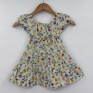 100% Organic Cotton Poplin Tiered Dress